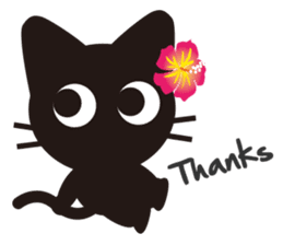 Nene the black cat (English version) sticker #1003822