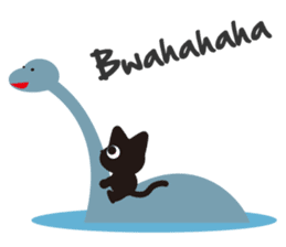 Nene the black cat (English version) sticker #1003823