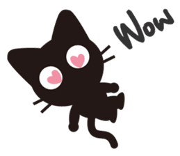 Nene the black cat (English version) sticker #1003826