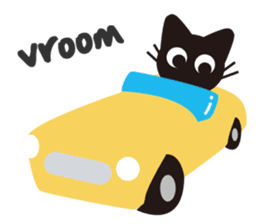 Nene the black cat (English version) sticker #1003829