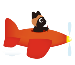 Nene the black cat (English version) sticker #1003830