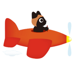 Nene the black cat (English version) sticker #1003830