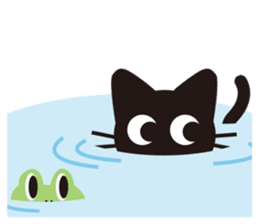 Nene the black cat (English version) sticker #1003832