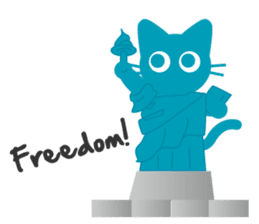 Nene the black cat (English version) sticker #1003833