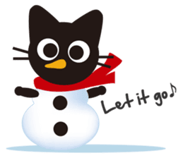 Nene the black cat (English version) sticker #1003834