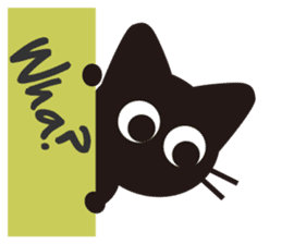 Nene the black cat (English version) sticker #1003837
