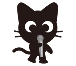 Nene the black cat (English version) sticker #1003838