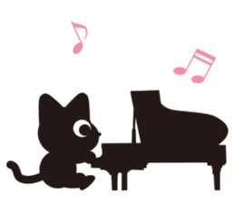 Nene the black cat (English version) sticker #1003840