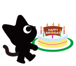 Nene the black cat (English version) sticker #1003841