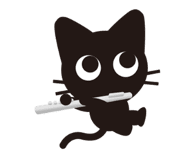 Nene the black cat (English version) sticker #1003842