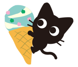 Nene the black cat (English version) sticker #1003843