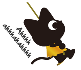 Nene the black cat (English version) sticker #1003845