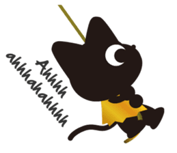 Nene the black cat (English version) sticker #1003845