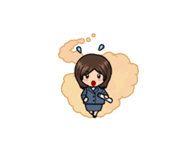 Hanketsu Musume sticker #1003888