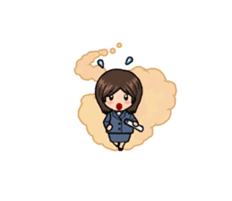 Hanketsu Musume sticker #1003888