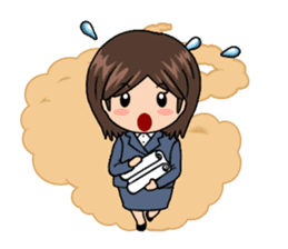 Hanketsu Musume sticker #1003889