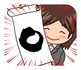 Hanketsu Musume sticker #1003892