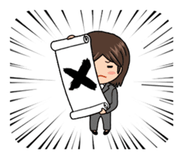 Hanketsu Musume sticker #1003893