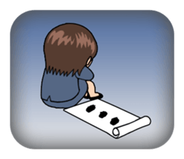 Hanketsu Musume sticker #1003896