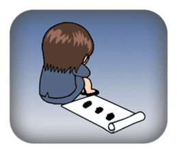 Hanketsu Musume sticker #1003896