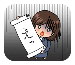 Hanketsu Musume sticker #1003897