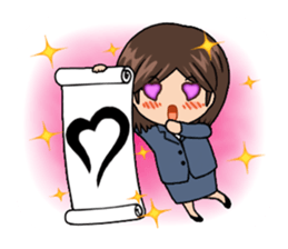 Hanketsu Musume sticker #1003900