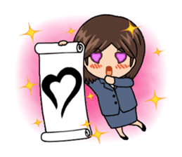 Hanketsu Musume sticker #1003900