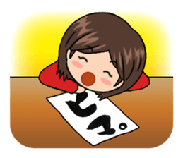 Hanketsu Musume sticker #1003916