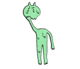 Zombie Cat sticker #1003967