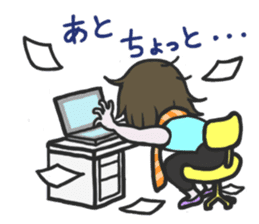 Girl's Fulfilling Days sticker #1004173