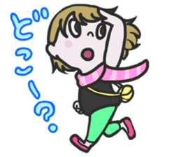 Girl's Fulfilling Days sticker #1004181