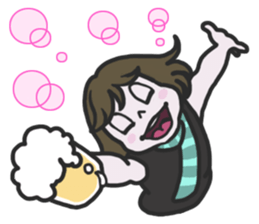 Girl's Fulfilling Days sticker #1004182