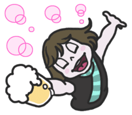 Girl's Fulfilling Days sticker #1004182