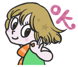 Girl's Fulfilling Days sticker #1004190