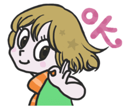 Girl's Fulfilling Days sticker #1004190