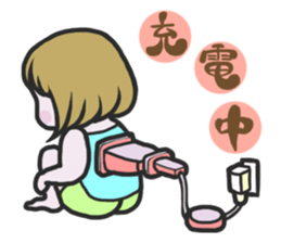 Girl's Fulfilling Days sticker #1004197