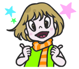 Girl's Fulfilling Days sticker #1004201
