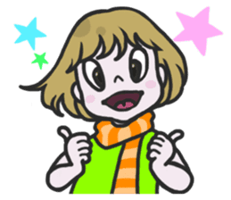 Girl's Fulfilling Days sticker #1004201
