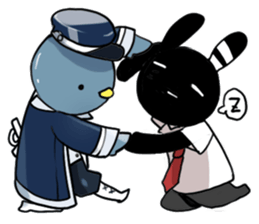 AMS Rabbit friends sticker #1004275