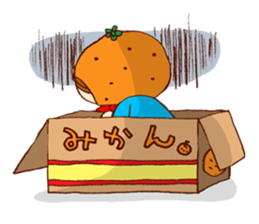 Orange Girl Sticker sticker #1004416