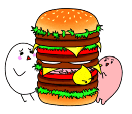 Kitchen large reckless run. Light meal sticker #1004462