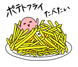 Kitchen large reckless run. Light meal sticker #1004463