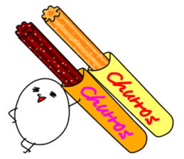 Kitchen large reckless run. Light meal sticker #1004477