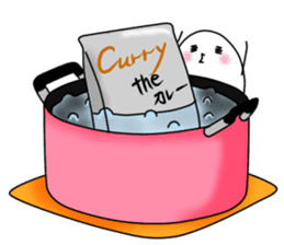 Kitchen large reckless run. Light meal sticker #1004478