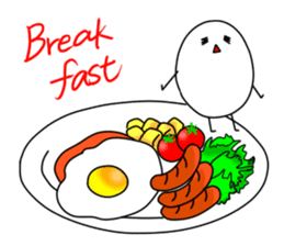 Kitchen large reckless run. Light meal sticker #1004482