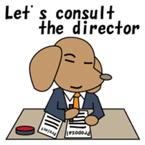 Retriever chief English version sticker #1004818