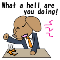 Retriever chief English version sticker #1004832