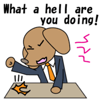 Retriever chief English version sticker #1004832