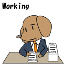 Retriever chief English version sticker #1004845