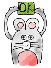 mouse sticker #1005895